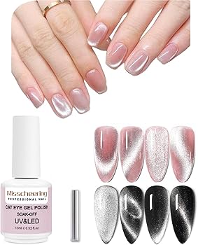 Amazon.com : Major Dijit Cat Eye Gel Nail Polish Glitter