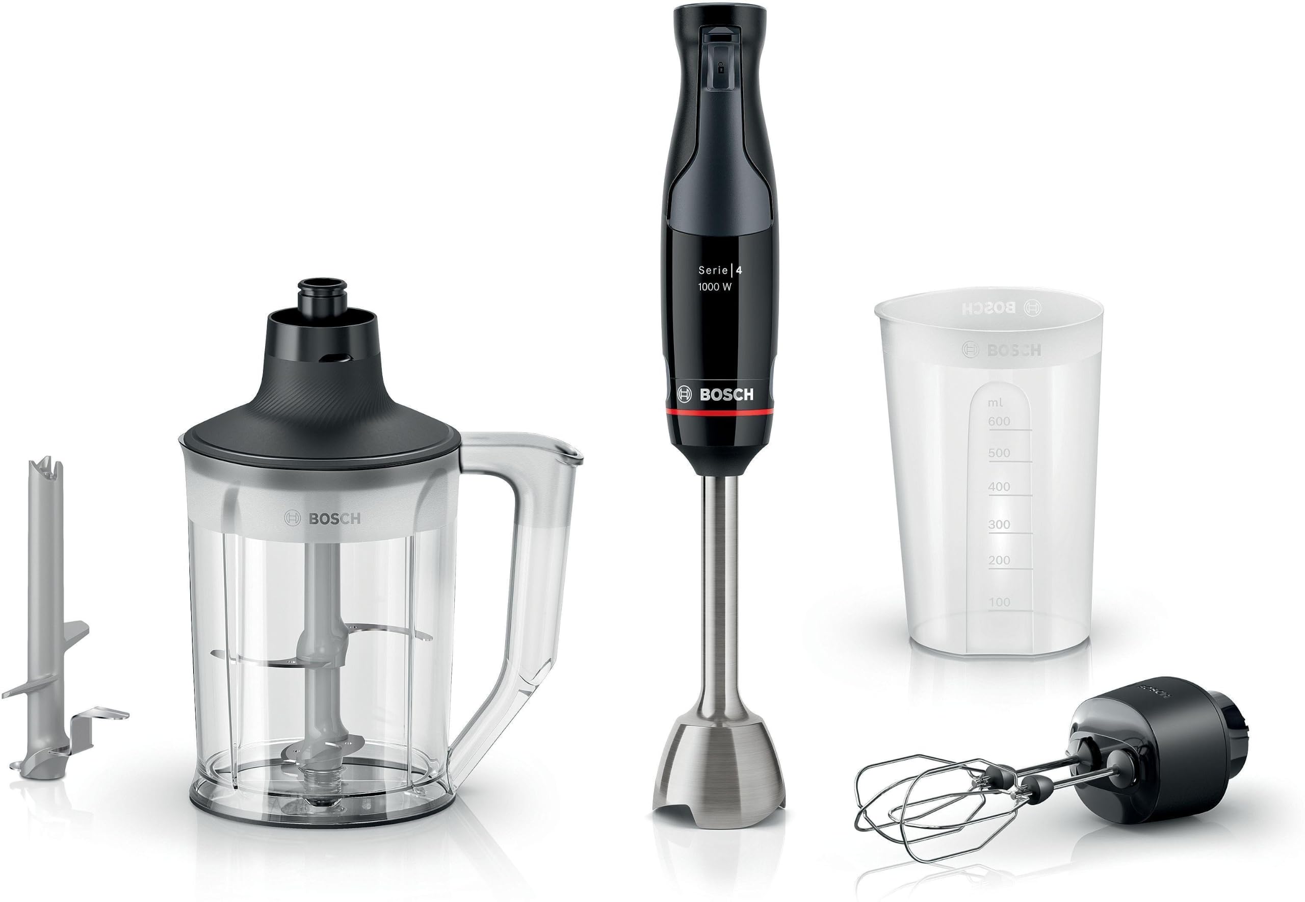 Bosch Serie 4 El Blenderi ErgoMaster, 1000 W, Siyah Antrasit,…