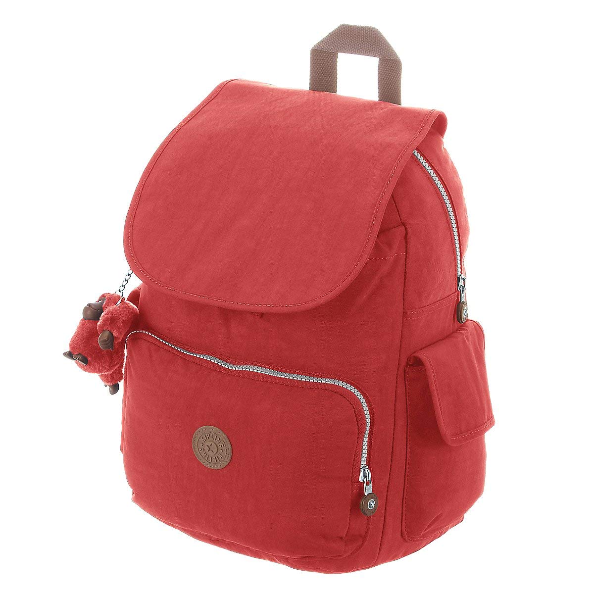 KiplingWomen's City Pack Backpack Handbag, Red (True Red C), One Size