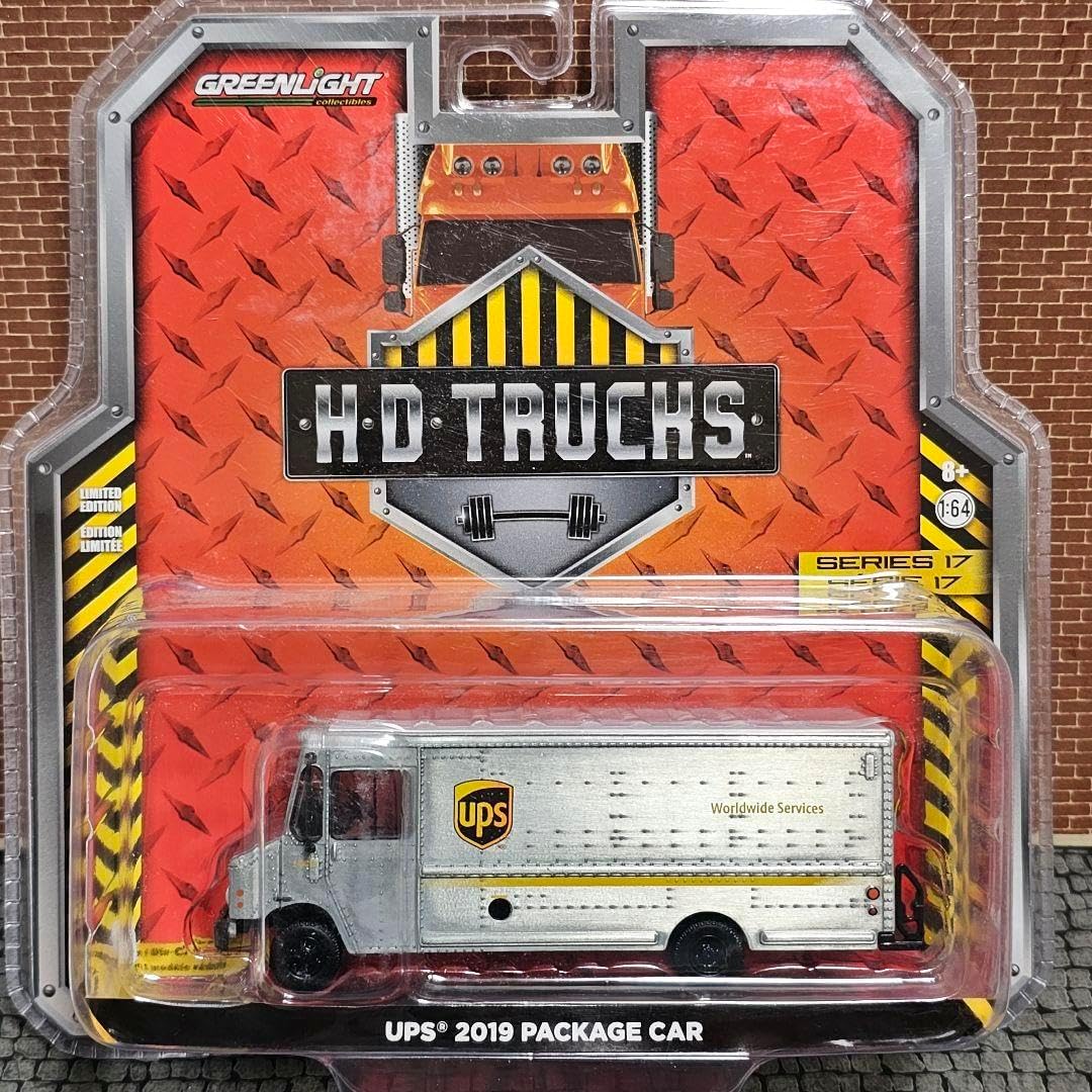 レア！チェイス！グリーンライト　UPS　2019　パッケージカー　1/64　新品 チェイス グリーンライト UPS 2019 パッケージカー 1/64 レア