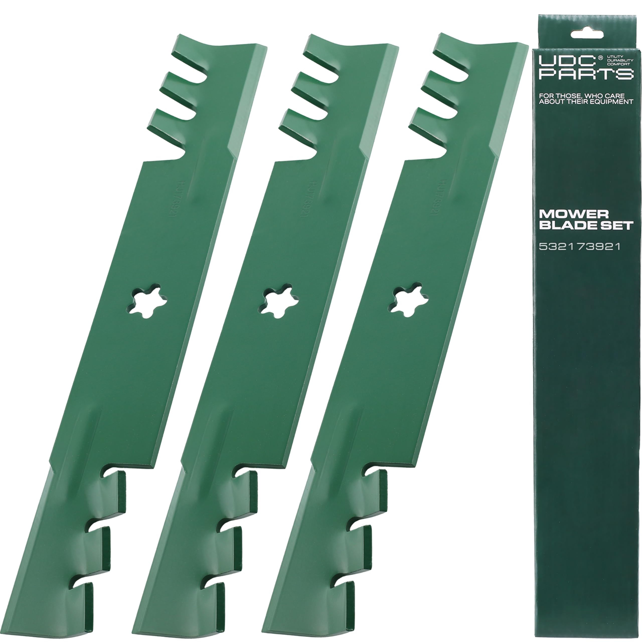 UDC Parts 532173921 Lawn Mower Blades Replacement for Husqvarna 48", 3 Pack