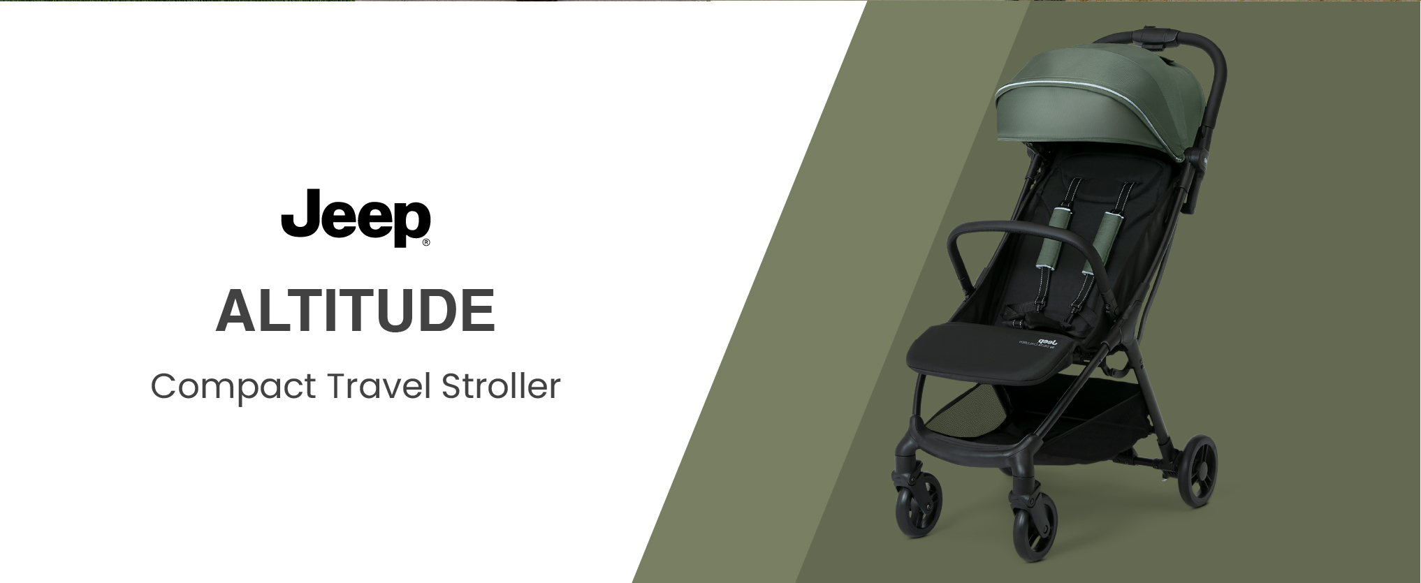 Amazon.com : Jeep Altitude Compact Travel Stroller by Delta Children  Greenguard Gold, Easy One Hand Fold, Lightweight, Extendable Canopy with  Peek-a-Boo Window, Reclining Seat, 4 Wheel Suspension, Olive Green : Baby