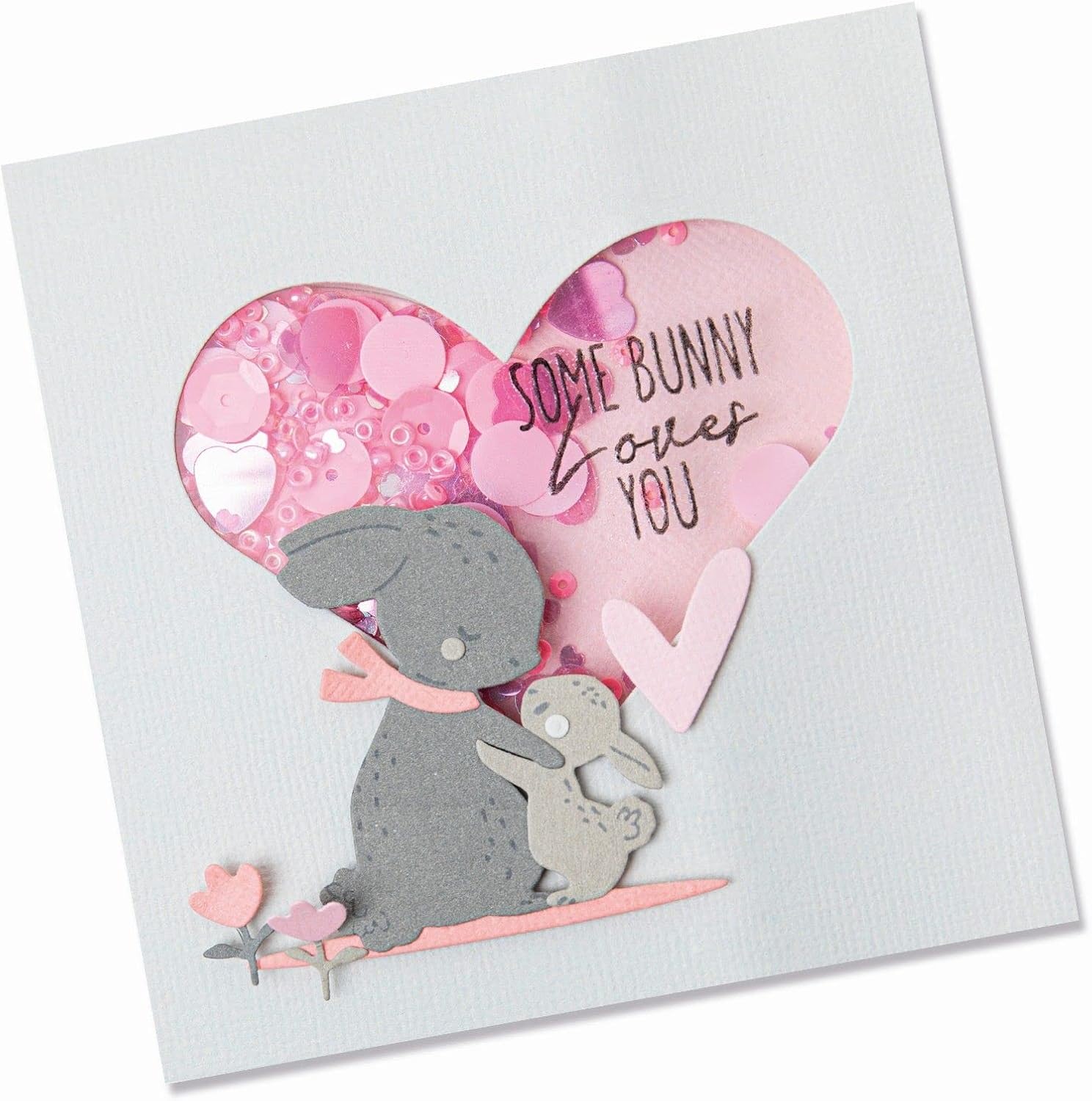 SIZZIX FRAMELIT/STMP Bunny Love