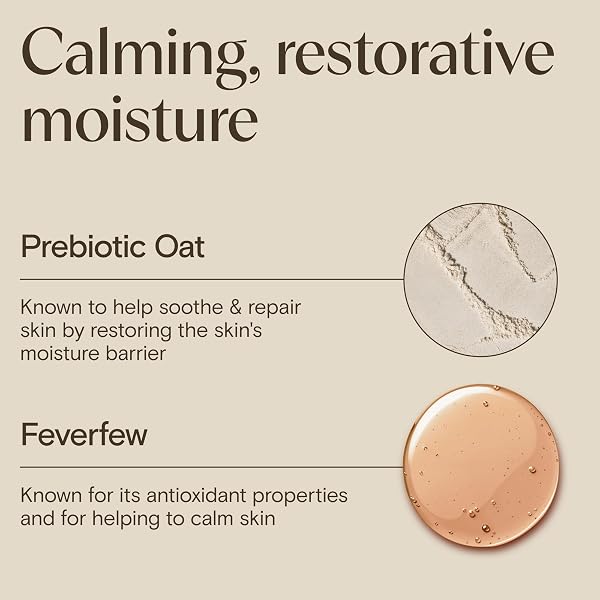 Aveeno Face Calm+Restore Oat Gel Moisturiser (1x 50ml), Face Moisturiser to Instantly Soothe and Replenish the Skin's Moisture Barrier, Intensely Nourishing Day Cream, Suitable for Sensitive Skin - 3