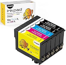 iNKPAD Compatible 603XL Compatible Ink Cartridges Replacement for WF-2830 WF-2810 XP-3100 XP-4100 XP-2100 XP-3105 XP-4105 (2Black 1Cyan 1Magenta 1Yellow, 5 Pieces)