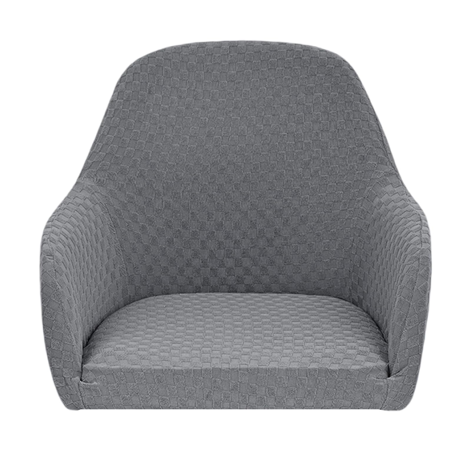 Msioytog Elastics Waterproofs Dining Chair Cover Stretch to Most Chairs Spill Resistant Polyester Slipcovers for Hotel Use Elastics Chair Slipcover