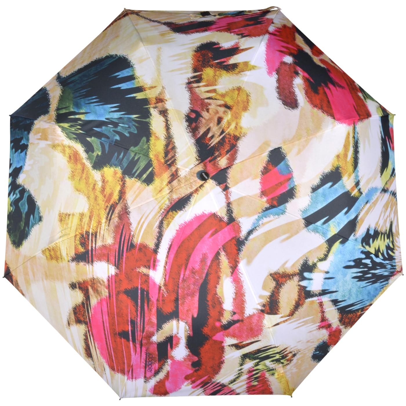 Doppler Parapluie pliant – Ouverture et Fermeture Automatiques - Tissu Pongé Imperméable – Convient pour un Sac a dos Voyage – 8 baleines en fibre – Voyage Accessoires – Toile de 98 cm - Ancien