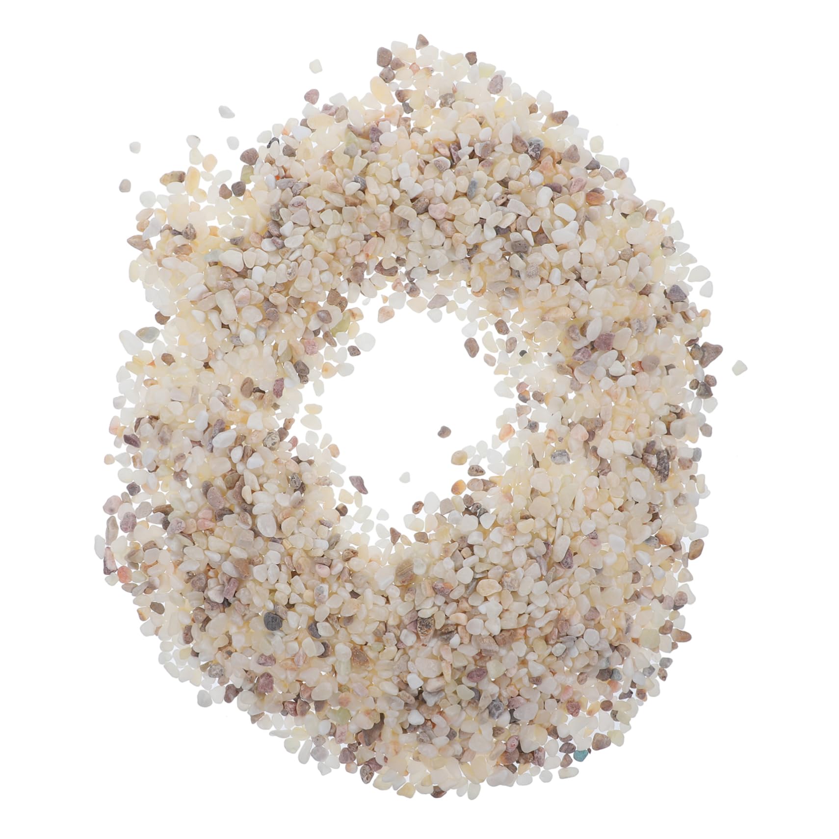 PRETYZOOM 1kg Aquarium Gravel Natural Decorative Gravel for Freshwater Saltwater Tanks