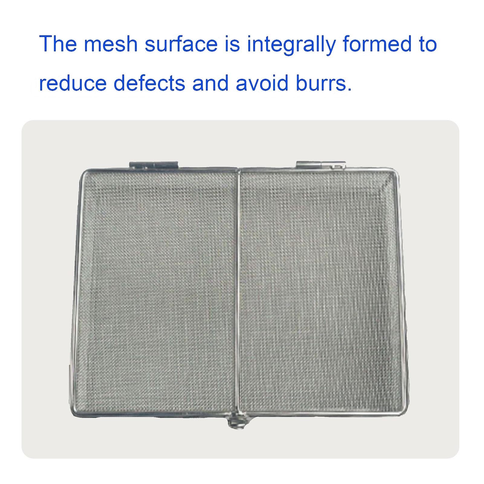Cesta de Esterilización con Tapa para Instrumentos Médicos, Acero Inoxidable 304, Cestas de Desinfección de Malla Perforada para Instrumentos Quirúrgicos, Médicos y Dentales