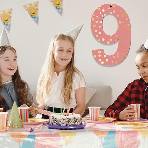 Miniatura 5 de 5ARTH Número 8 de madera de 17 pulgadas, números de madera sin terminar en blanco para decoración de paredes, fiesta de cumpleaños, decoración de