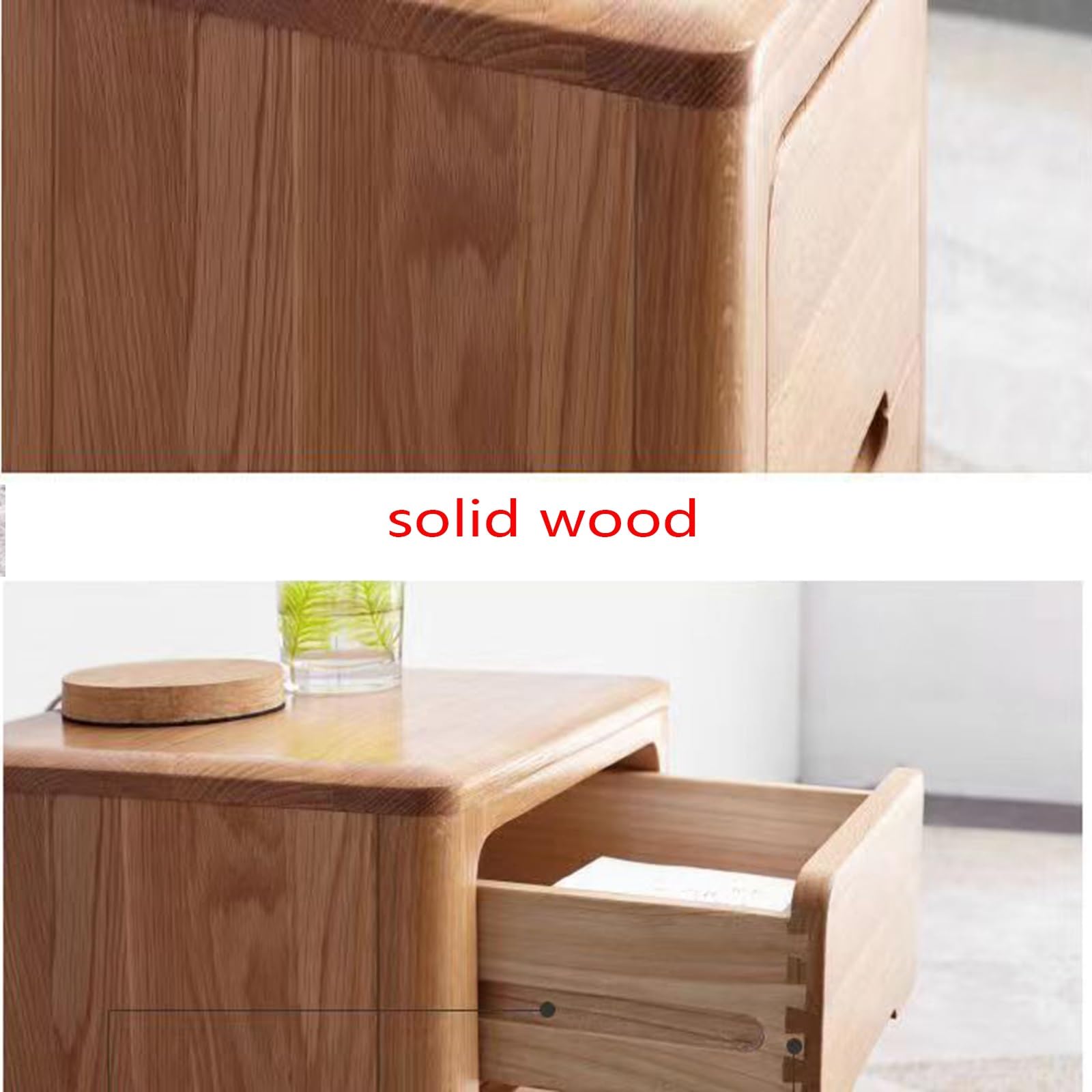 vidaXL Nachtkastje Industriële stijl - 50x33x62 cm - Massief mangohout met metalen