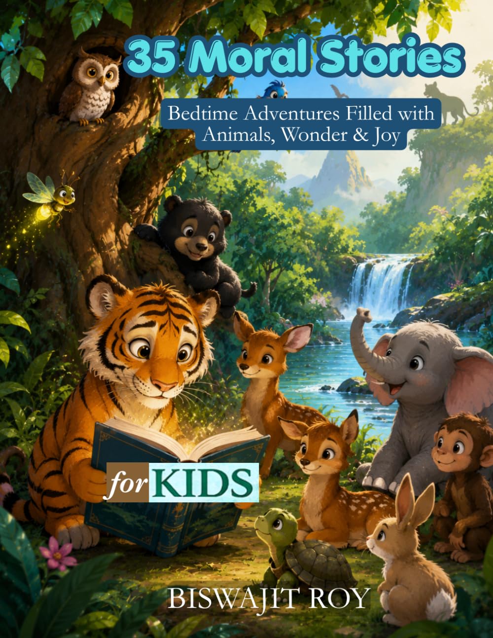 35 Moral Stories For Kids: Bedtime Adventures Filled with Animals, Wonder & Joy