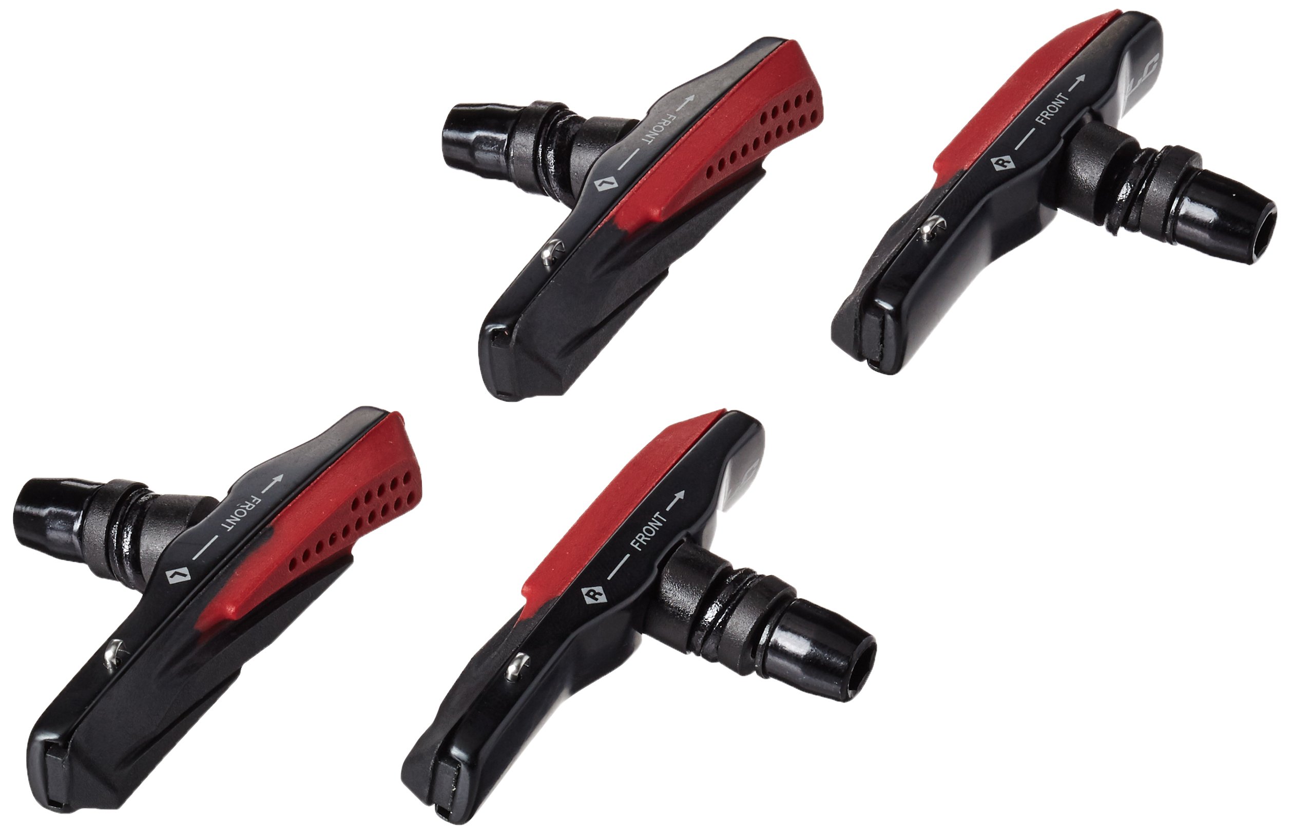 XLC Cartridge V-Brake Brake Shoes,Black / Red