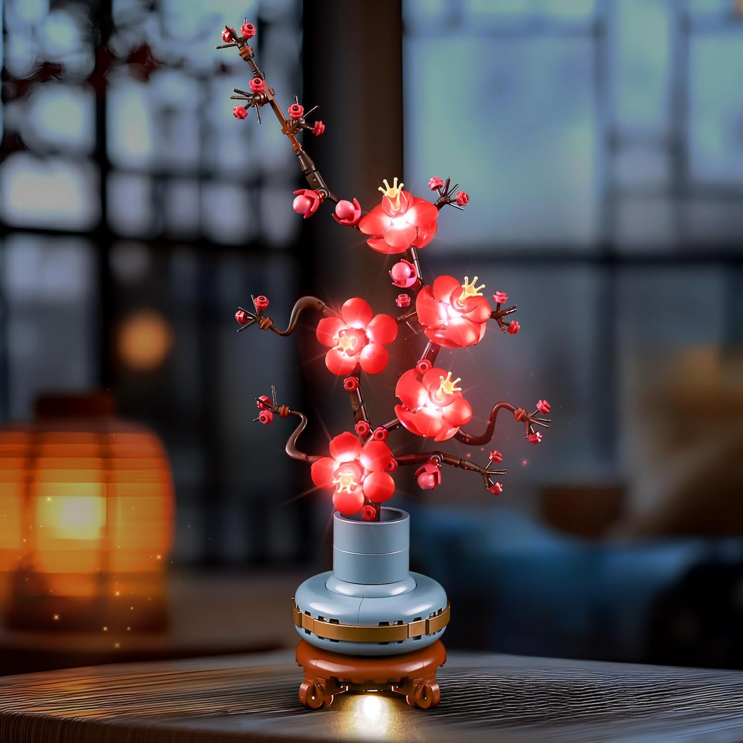 LIGHTAILING Light for Lego-10369 Plum-Blossom - Led Lighting Kit Compatible with Lego Building Blocks Model - NOT Included The Model Set