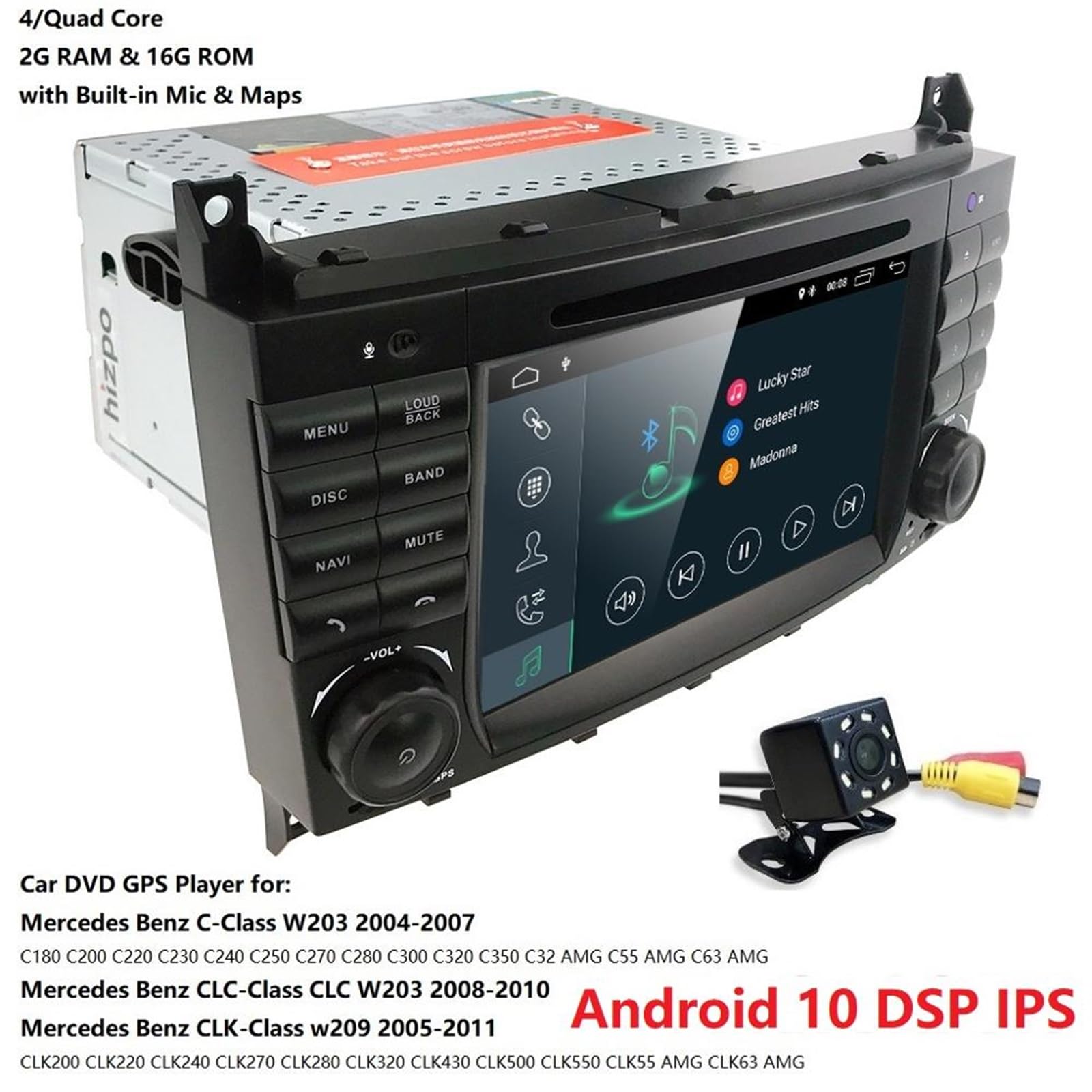 Szwaldaper DSP IPS 4 dla Core 4G 2 Din dla Android 10 Radio samochodowe DVD