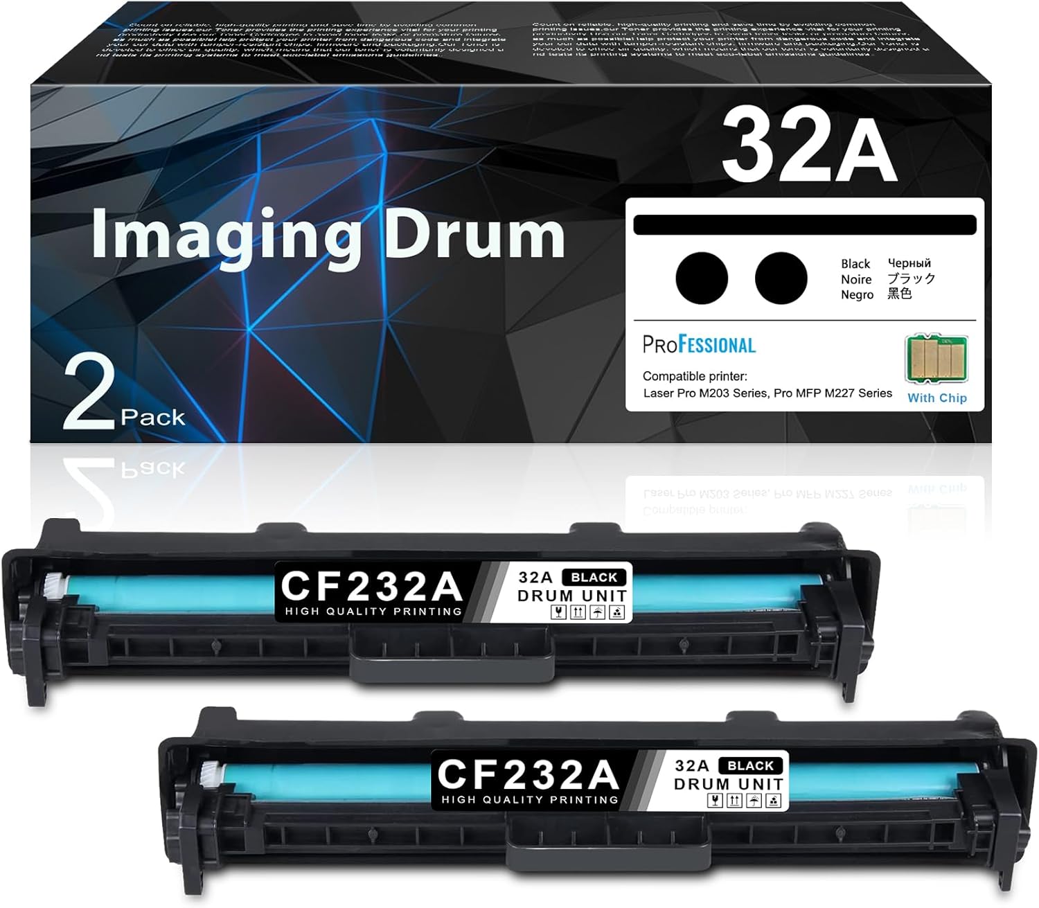 32A Imaging Drum Black Extra HighYield 2Pack 32A CF232A Imaging