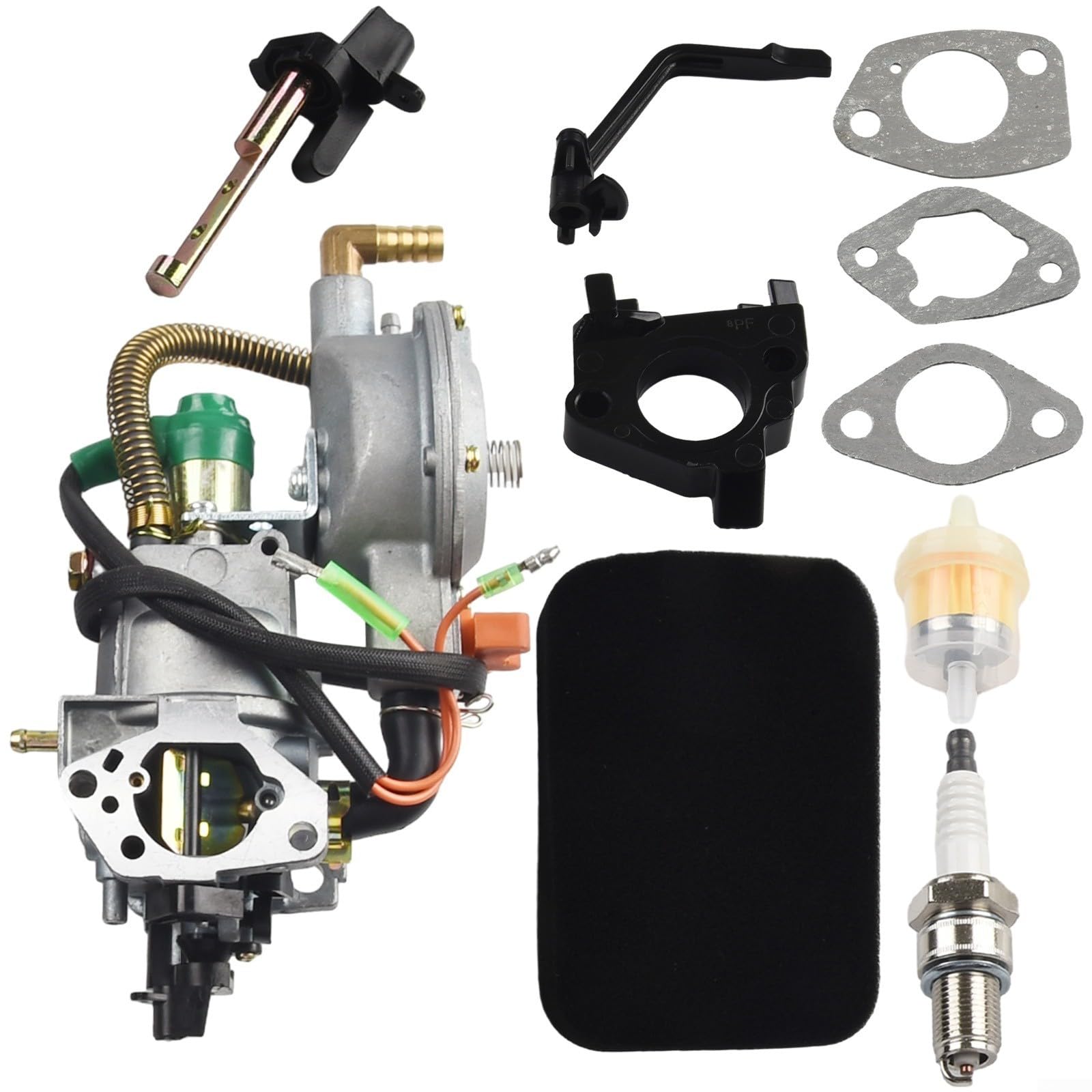 Carburatore Doppio del combustibile, per Il generatore di Honda GX390 188F per Il corredo di conversione 4.5-5.5KW di GPL per l'attrezzatura elettrica all'aperto