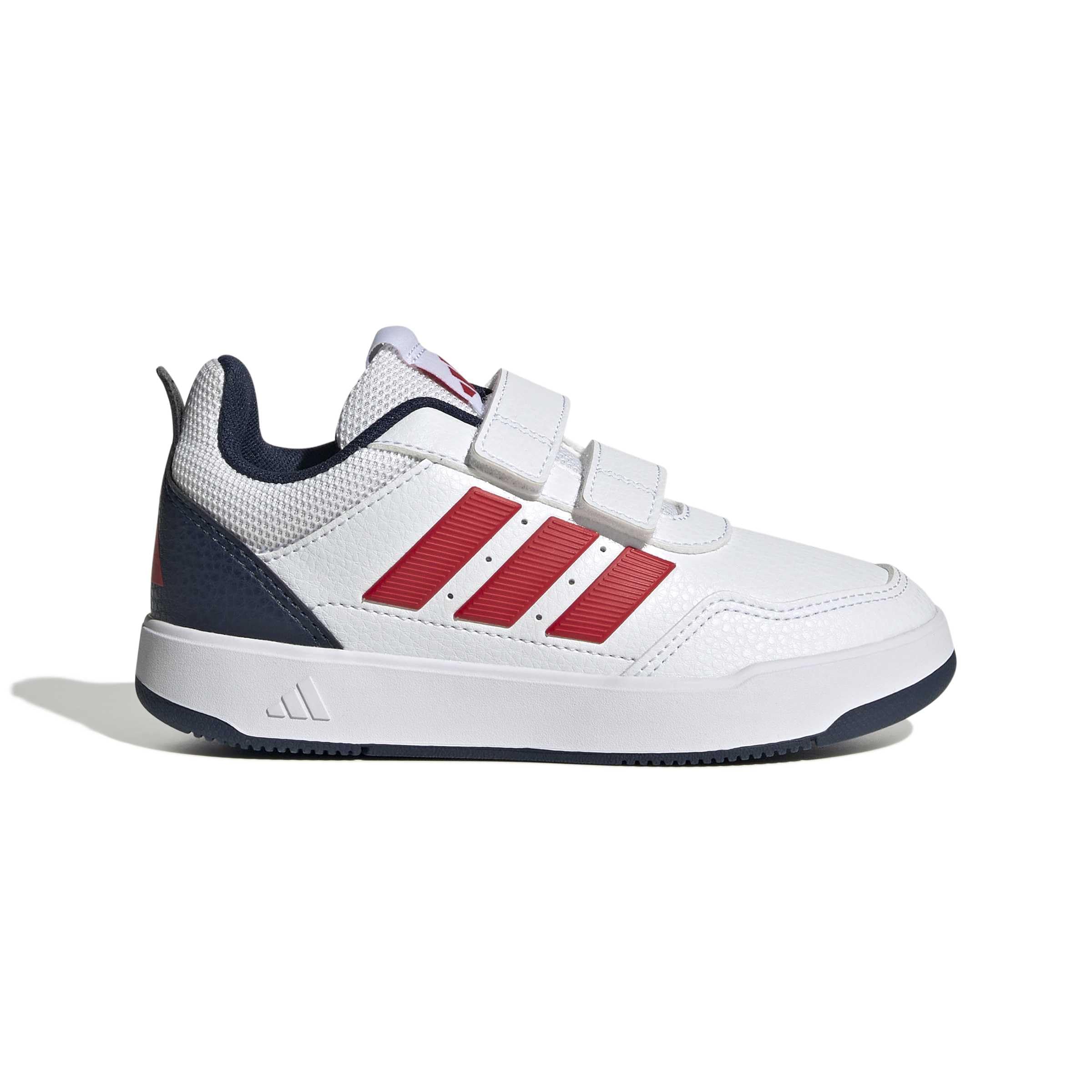 adidas Uniseks - dzieci Tensaur Sport 3.0 Hook And Loop Kids Shoes, ftwr white/collegiate red/collegiate navy, 29 EU