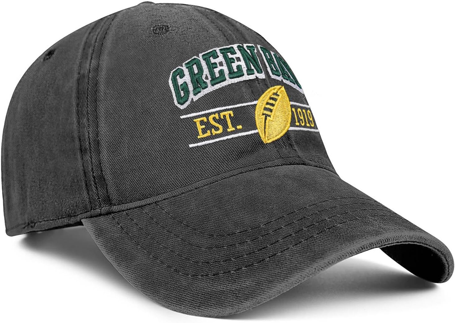 Football Hat for Men Women Vintage Embroidered City Hats Apparel Gifts Classic Baseball Cap - Image 3