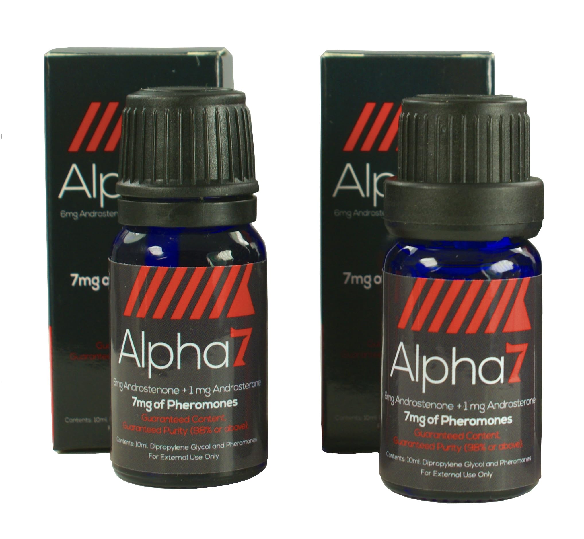 Alpha 7 Unscented Pheromone Cologne for Men (Pack of 2)