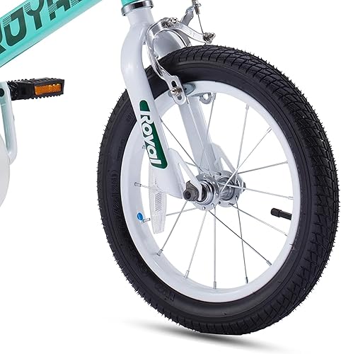 Miniatura 6 de Royalbaby Bicicleta Cubetube para niños de 3 a 9 años, bicicleta para niños pequeños de 12, 14, 16, 18 y 20 pulgadas, con ruedas de entrenamiento,