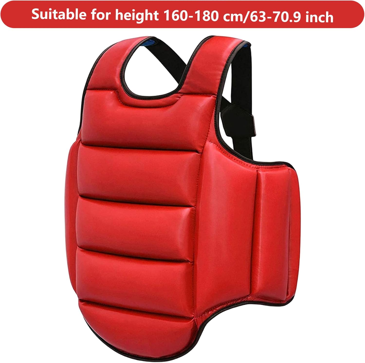 Body Protector - Reversible Chest Guard for Taekwondo Sparring 160-180cm