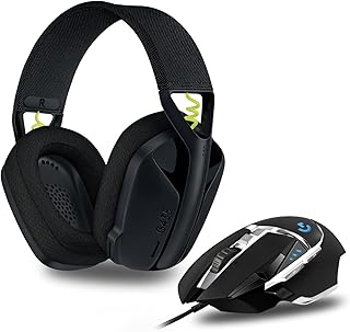 Logitech G502 HERO High Performance Gaming Mouse + Logitech G435 LIGHTSPEED & Bluetooth Wireless Gaming Headset
