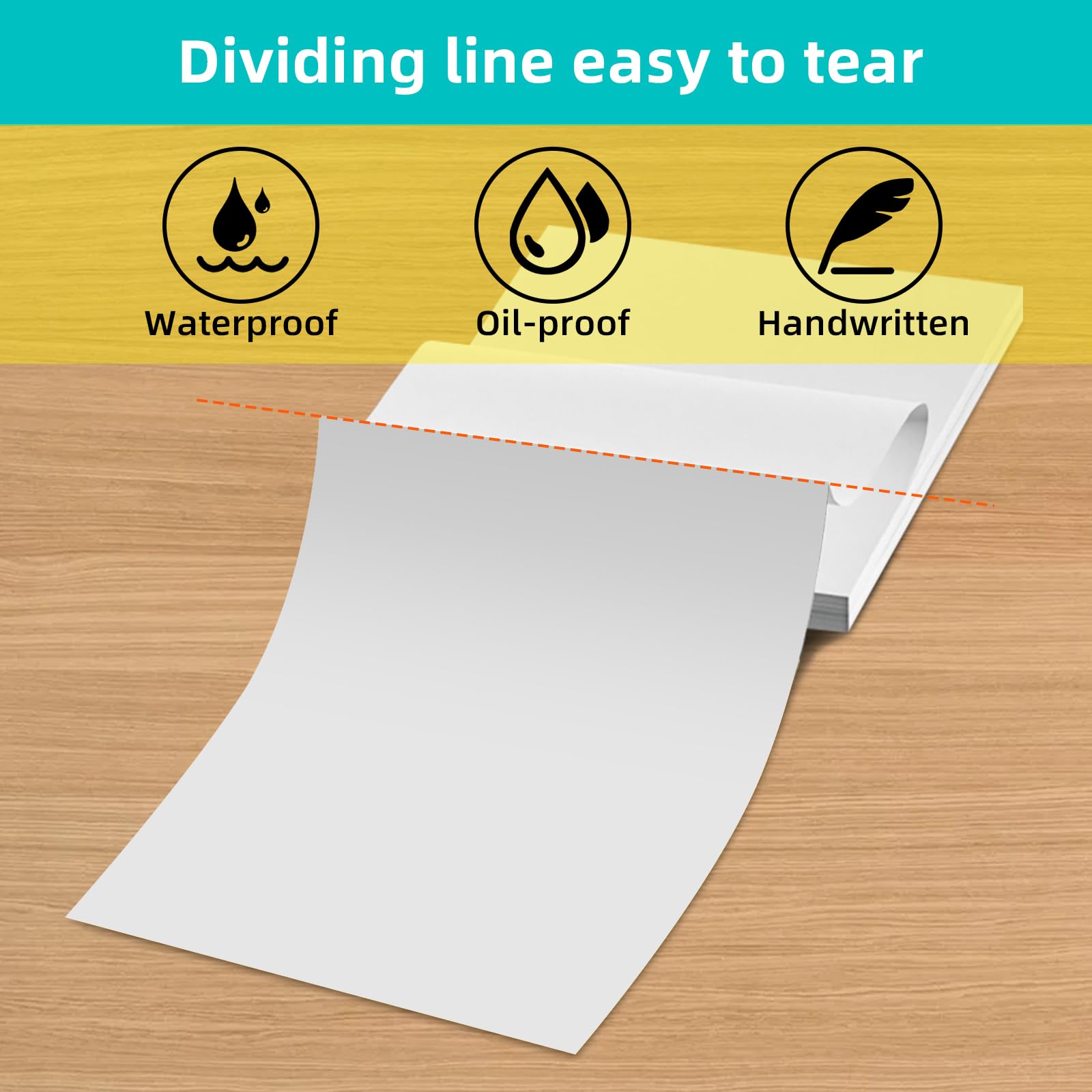 Papier Thermique A4 100 Feuilles - Sans BPA - Compatible Imprimantes Thermiques A4 - Impression Rapide Documents, Photos, Factures - Qualité Durable