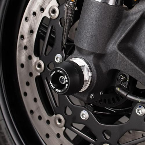 Miniatura 3 de Protector de motor para motocicleta eje de rueda delantera Horquilla Crash Sliders Tapa de protección para Kawasaki para VERSYS 650 para VERSYS 1000