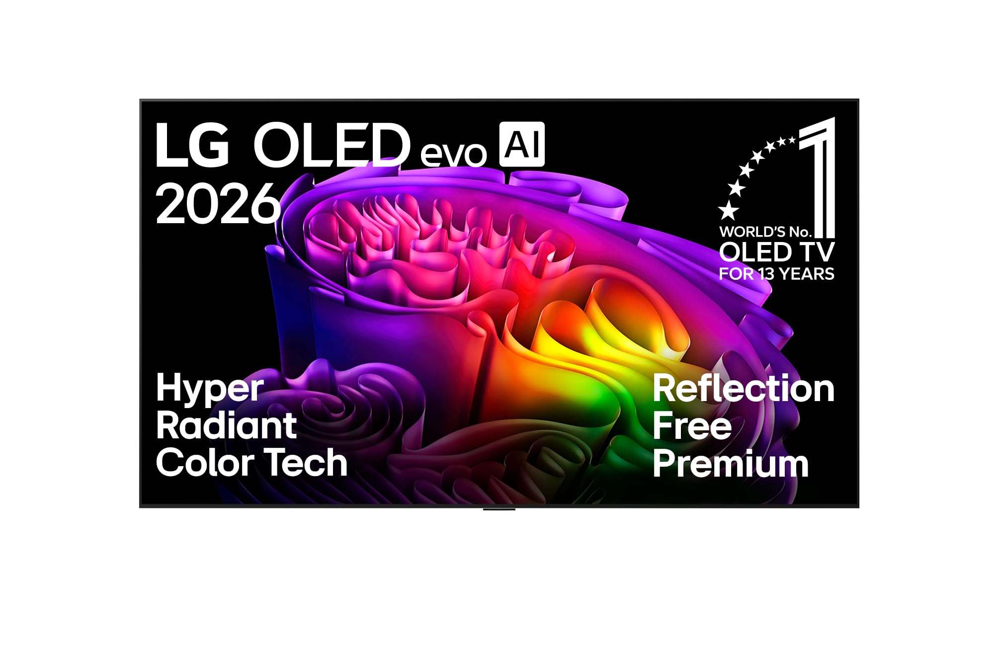 LG OLED55G67LW TV 55 Zoll (139 cm) 4K OLED evo AI TV (α11 Gen3 4K AI Prozessor, webOS 26, 120Hz (VRR bis zu 165Hz)) [Modelljahr 2026] [Energieklasse E]