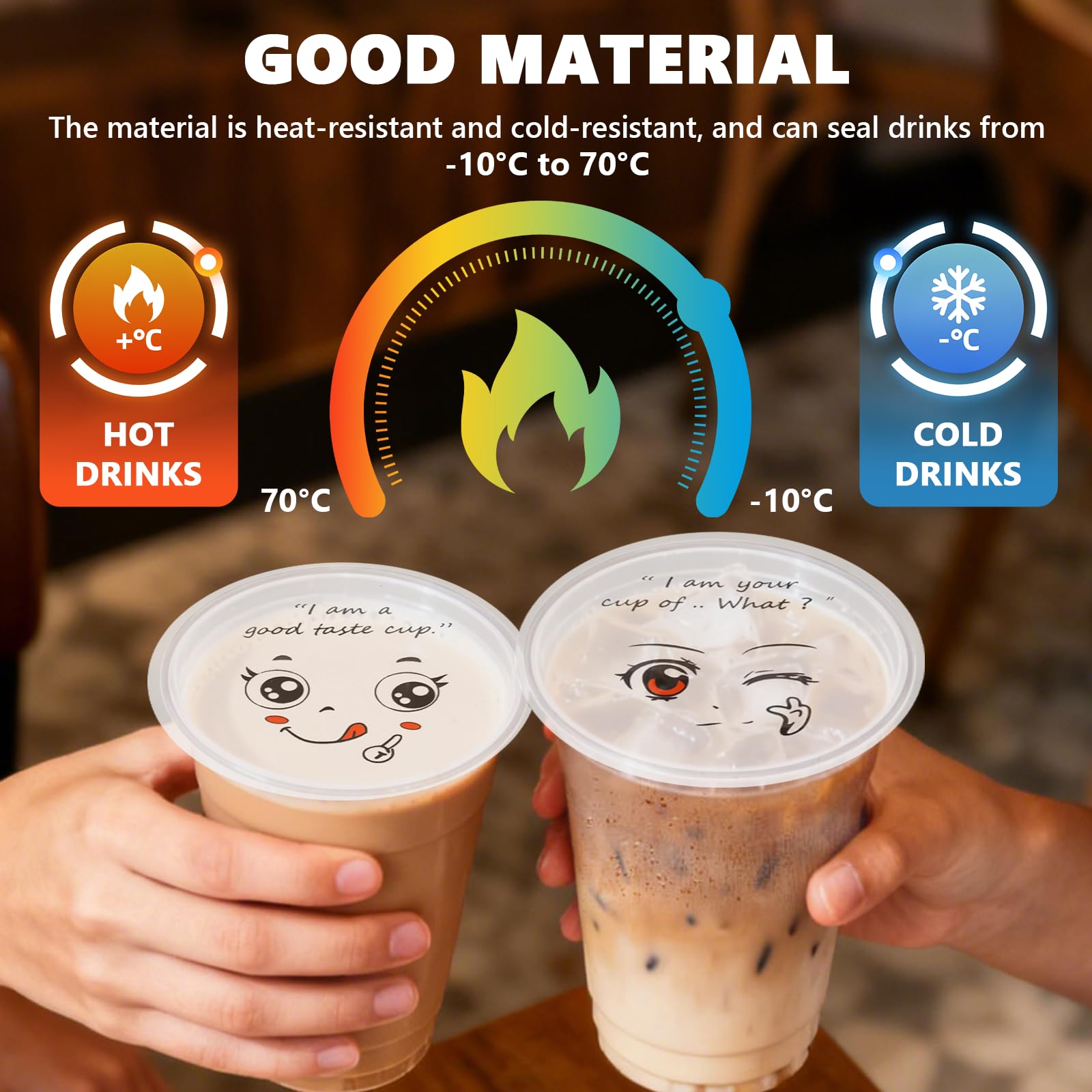 MXBAOHENG 3000 Film de scellage de tasses 90-95 mm pour gobelets en plastique/gobelets en carton, Film d'étanchéité en plastique, Film anti-fuite pour les magasins de boissons pour jus, thé, café
