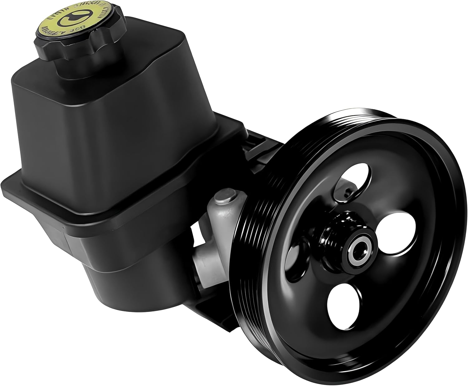 YOMALL Power Steering Pump with Pulley & Reservoir for 2002-2009 Trailblazer EXT, Envoy XUV, Rainier - Replaces 20-65990