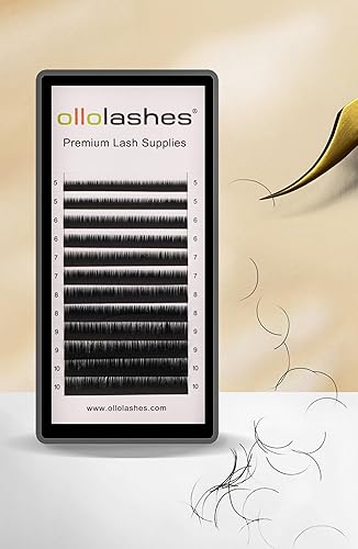 Vista 13 de Extensión de Pestañas Inferiores J Curl 0.15mm Mix4-7mm 4mm 5mm 6mm 7mm Color Negro Extensiones de Pestañas Inferiores, Suministros Profesionales