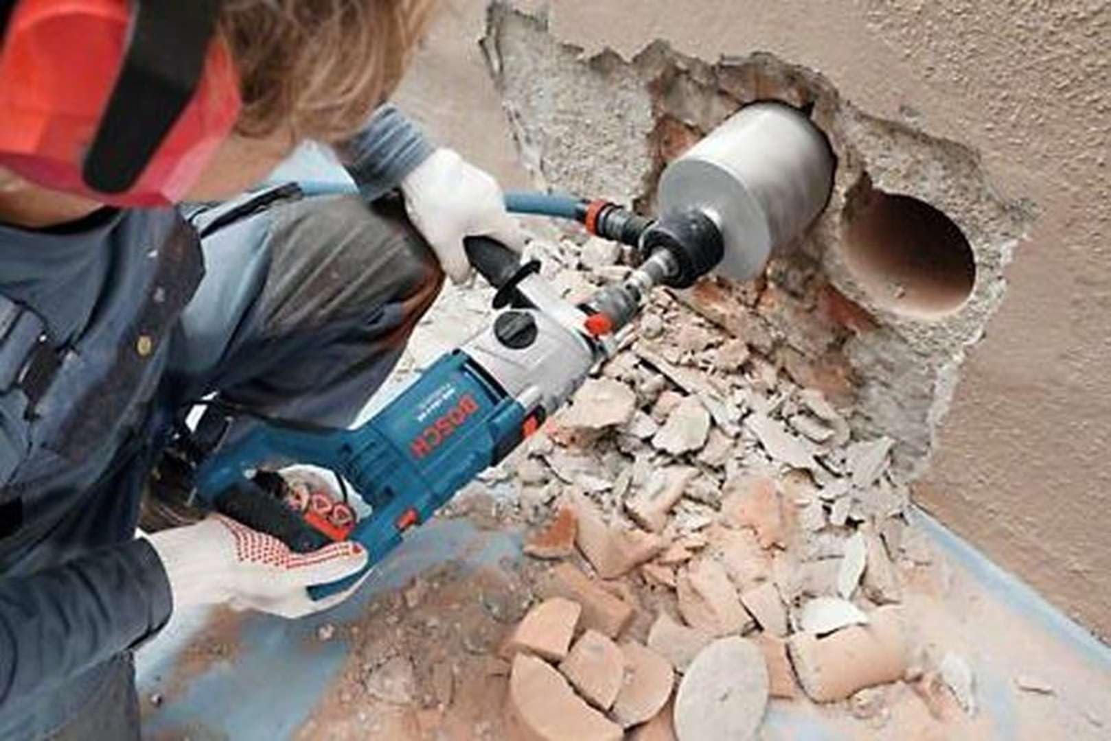Bosch Professional Schlagbohrmaschine GSB 162-2 RE (inkl. Zusatzhandgriff, Tiefenanschlag, Zahnkranzbohrfutter 16mm, Handwerkoffer)