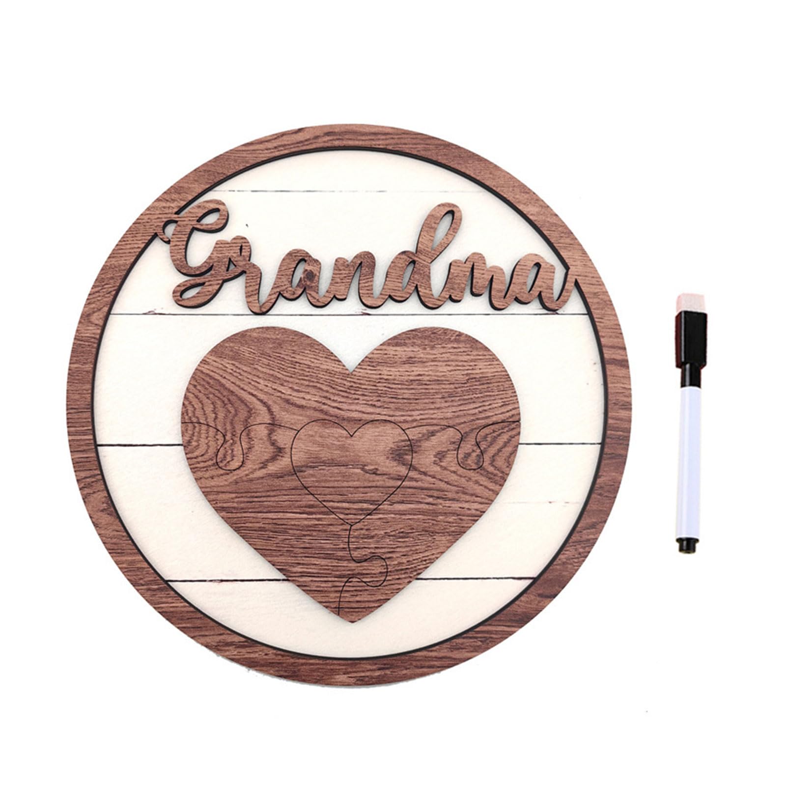 Elnwnnkc Mothers Day Wooden Ornament Wooden Tables Home Decorations Name Writing Ornament