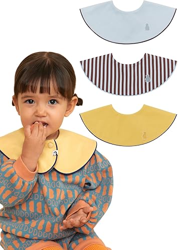 Miniatura 36 de Konny Baby Bib 3/5/7-Pack Set, 360 ° Rotate, Soft and Absorbent Drooling for Toddler Boys Girls Baby Essentials