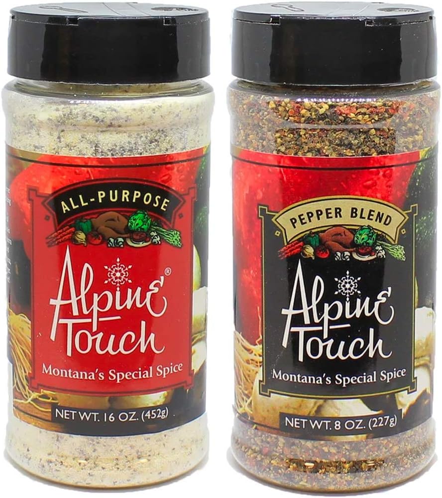 Alpine Touch Twin Pack (16oz All Purpose and 8oz Pepper Blend)
