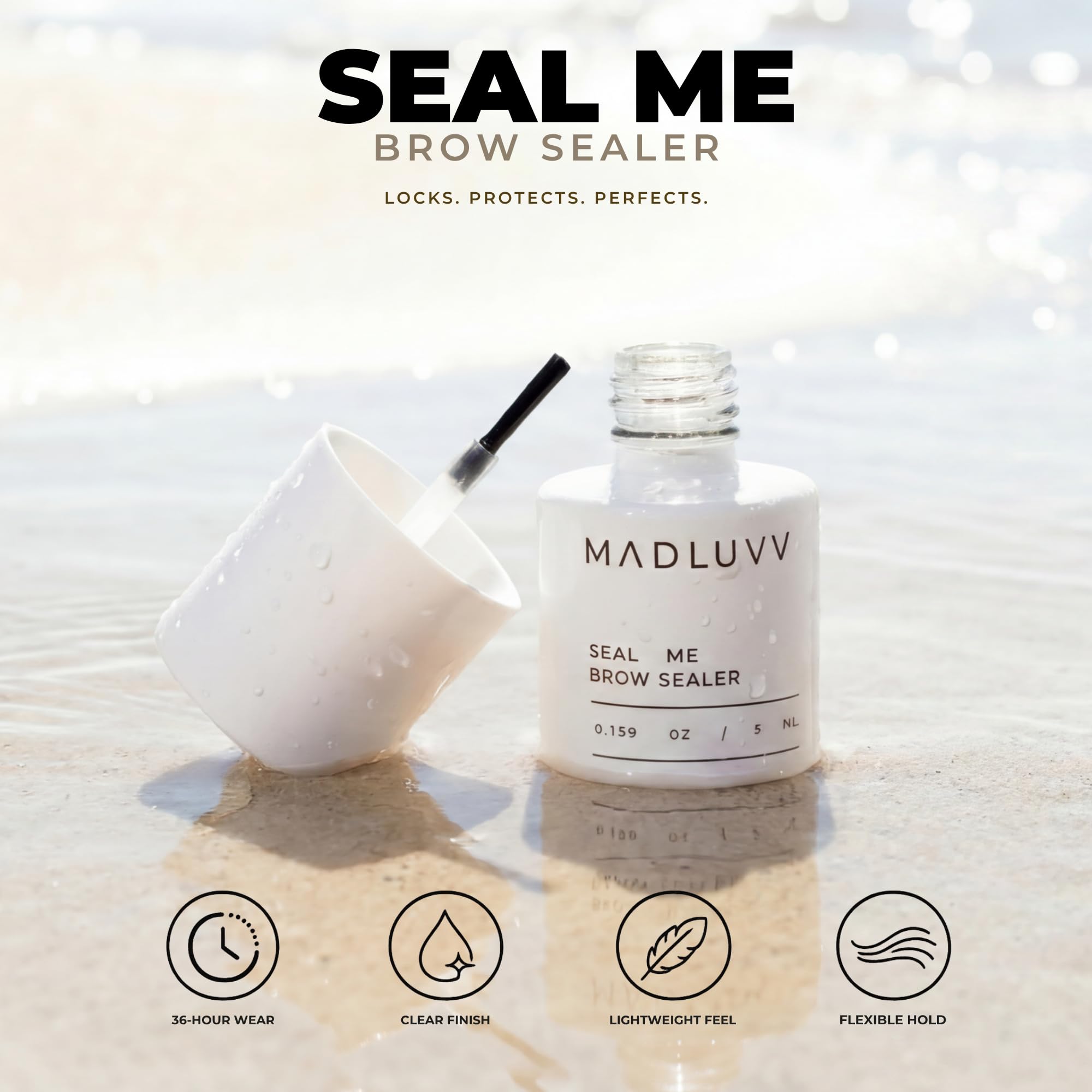 MADLUVV Seal Me Brow Sealer – 36-Hour Waterproof Brow Top Coat