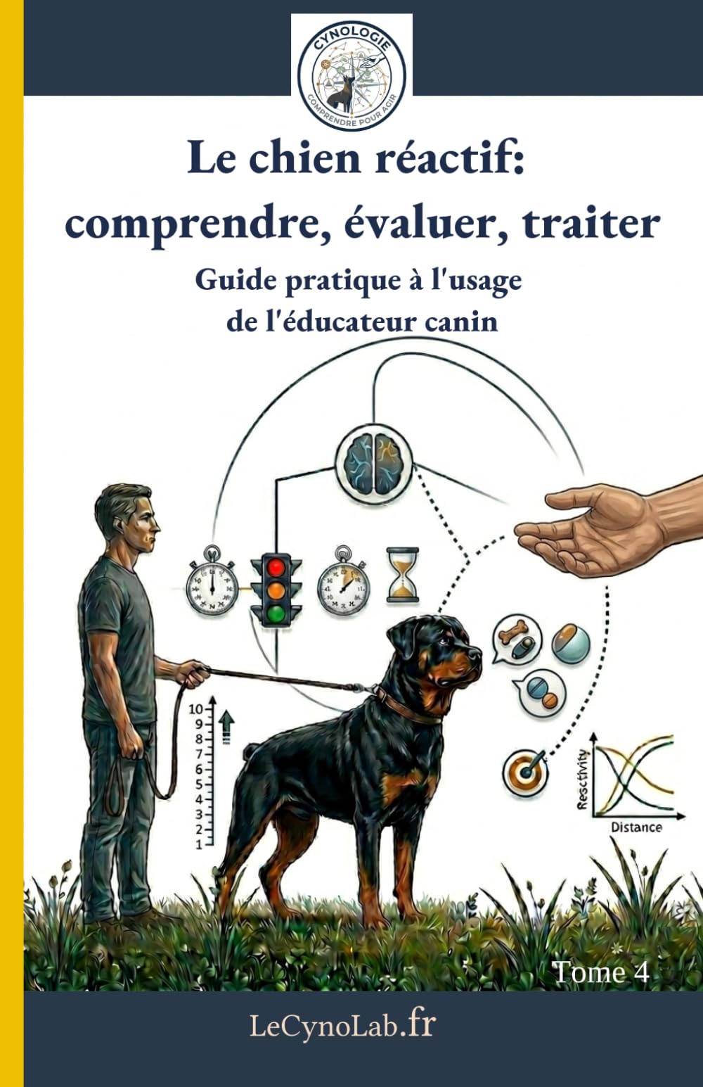 Le chien réactif: comprendre, évaluer, traiter: Guide pratique à l'usage de l'éducateur canin (Cynologie - Comprendre pour agir)