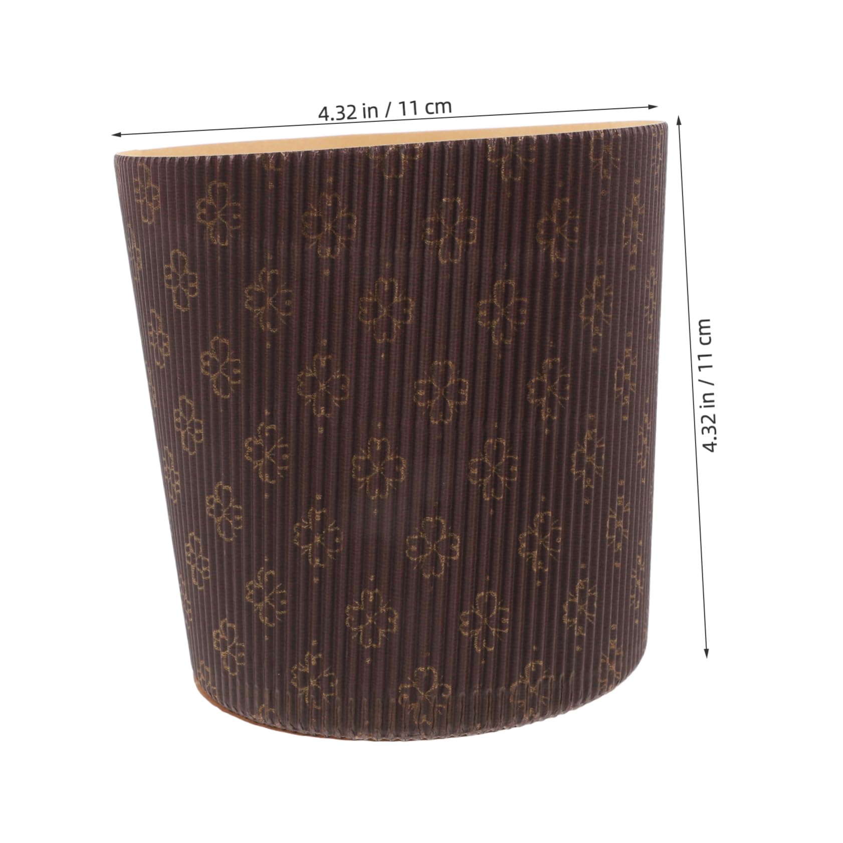25piezas Papel Para Hornear Pasteles Panettone Moldes De Papel Resistentes Grasa y Agua Liners Italianos Para Cupcakes y Muffins Para Fiestas y Panadería Doméstica