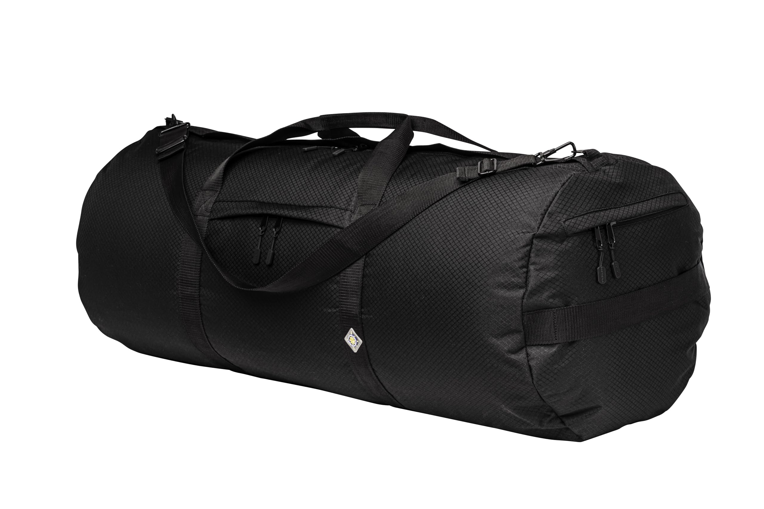 NorthStarSports Diamond Ripstop Travel Duffle Bags with Pockets, Ultra Tough & Tear Resistant, Reinforced Stitching, Weatherproof, Packable Foldable