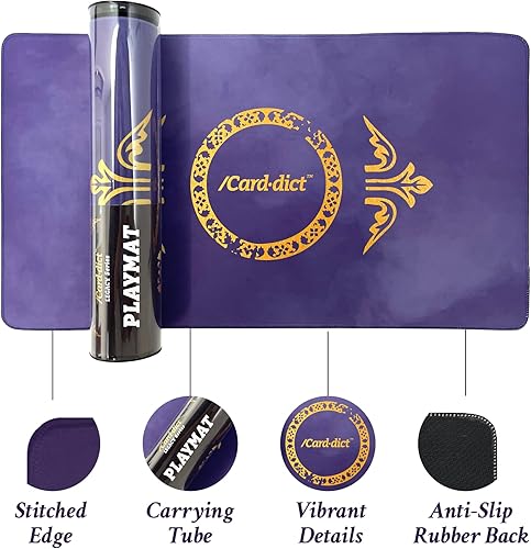 Miniatura 2 de Tapete de juego Pokémon, 13.5 x 24 pulgadas, tapete de cartas MTG, Magic The Gathering, YuGiOh Playmat, Legacy Series Ultra Premium Game Mat para