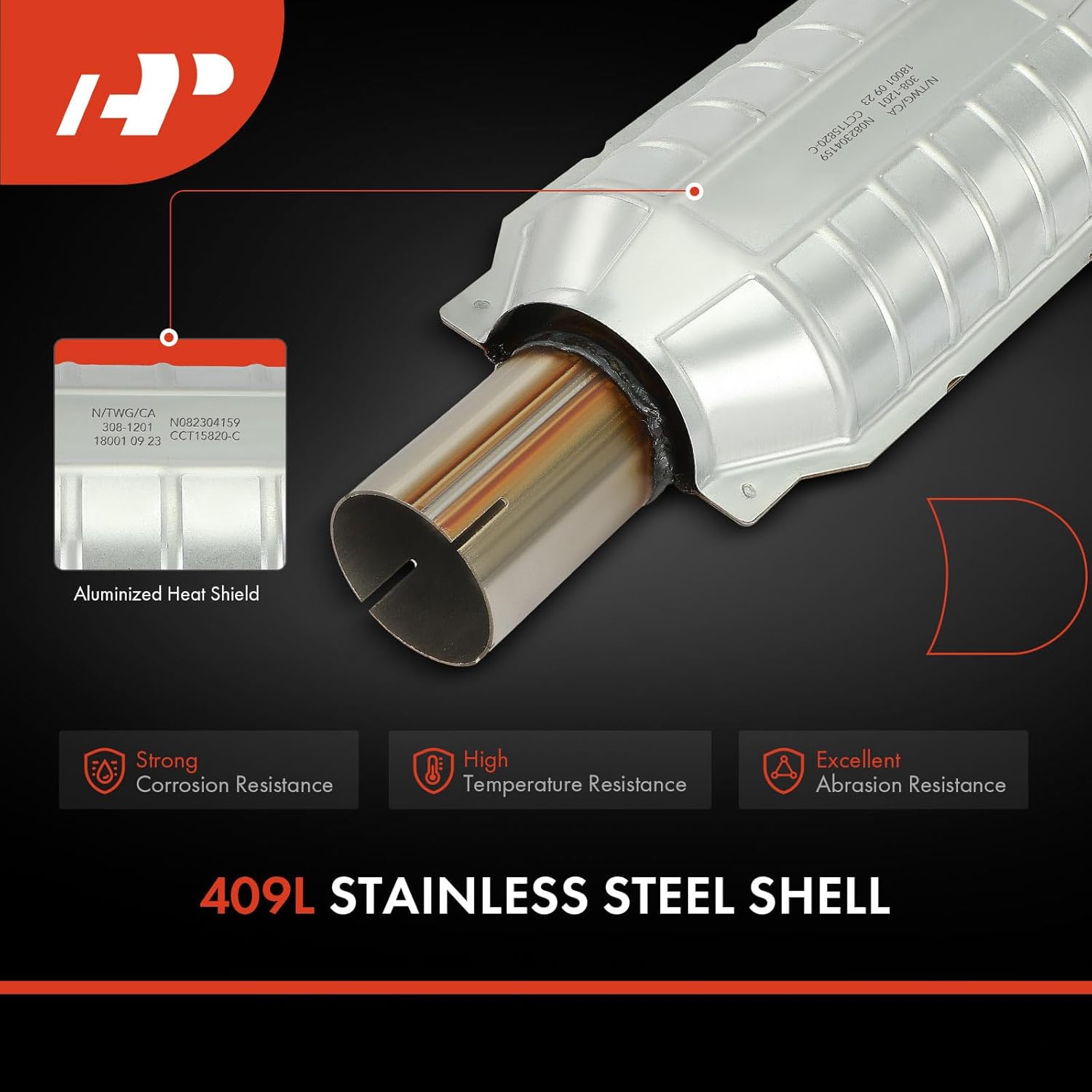 A-Premium Catalytic Converter Direct-Fit Compatible with Jeep ZJ Series Grand Cherokee 1996-1998, XJ Series Cherokee 1996-2000, 2.5L 4.0L 5.2L 5.9L, EPA Compliant, Replace# 52101392, 52101393