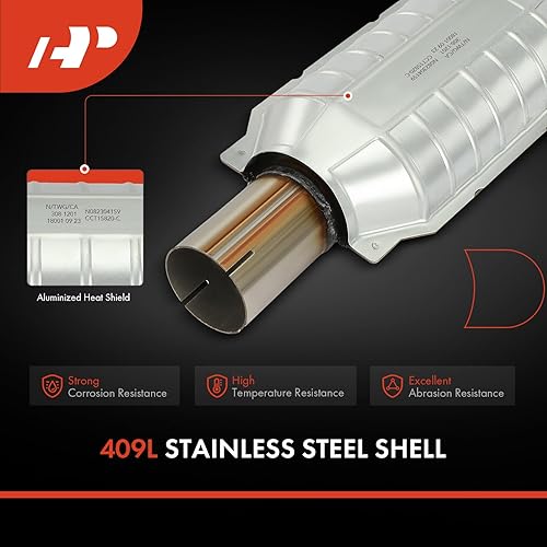 Miniatura 5 de A-Premium Convertidor catalítico de ajuste directo compatible con Jeep ZJ Series Grand Cherokee 1996-1998, XJ Series Cherokee 1996-2000, 2.5L 4.0L