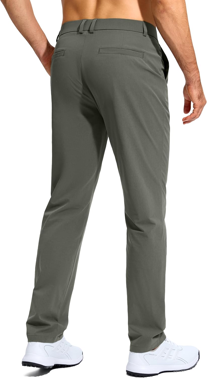 G Gradual Mens Golf Pants Stretch Dress Casual Pants 30"/32"/34" Lightweight Work Travel Slacks for Men with 4 Pockets - Image 4