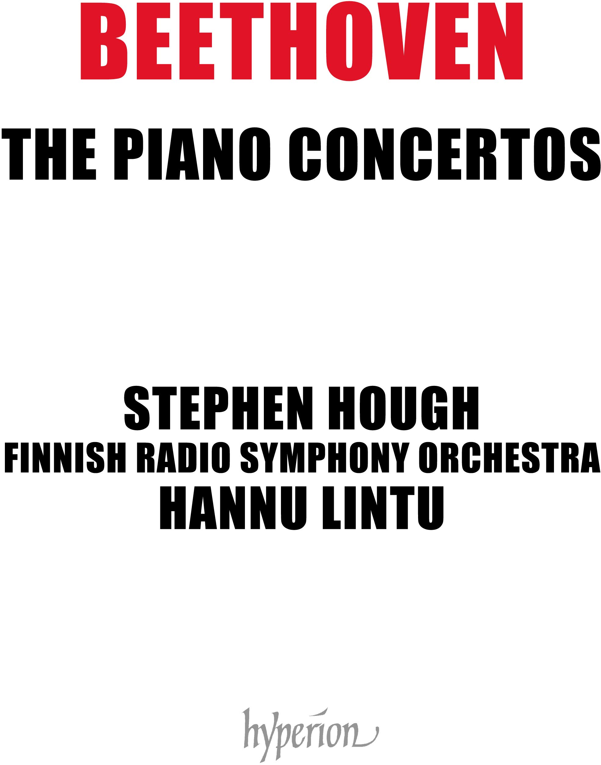 Beethoven: Piano Concertos Nos. 1-5
