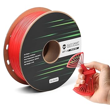 SainSmart High Flowability Solid Color TPU Filament 1.75mm, 1kg, Red