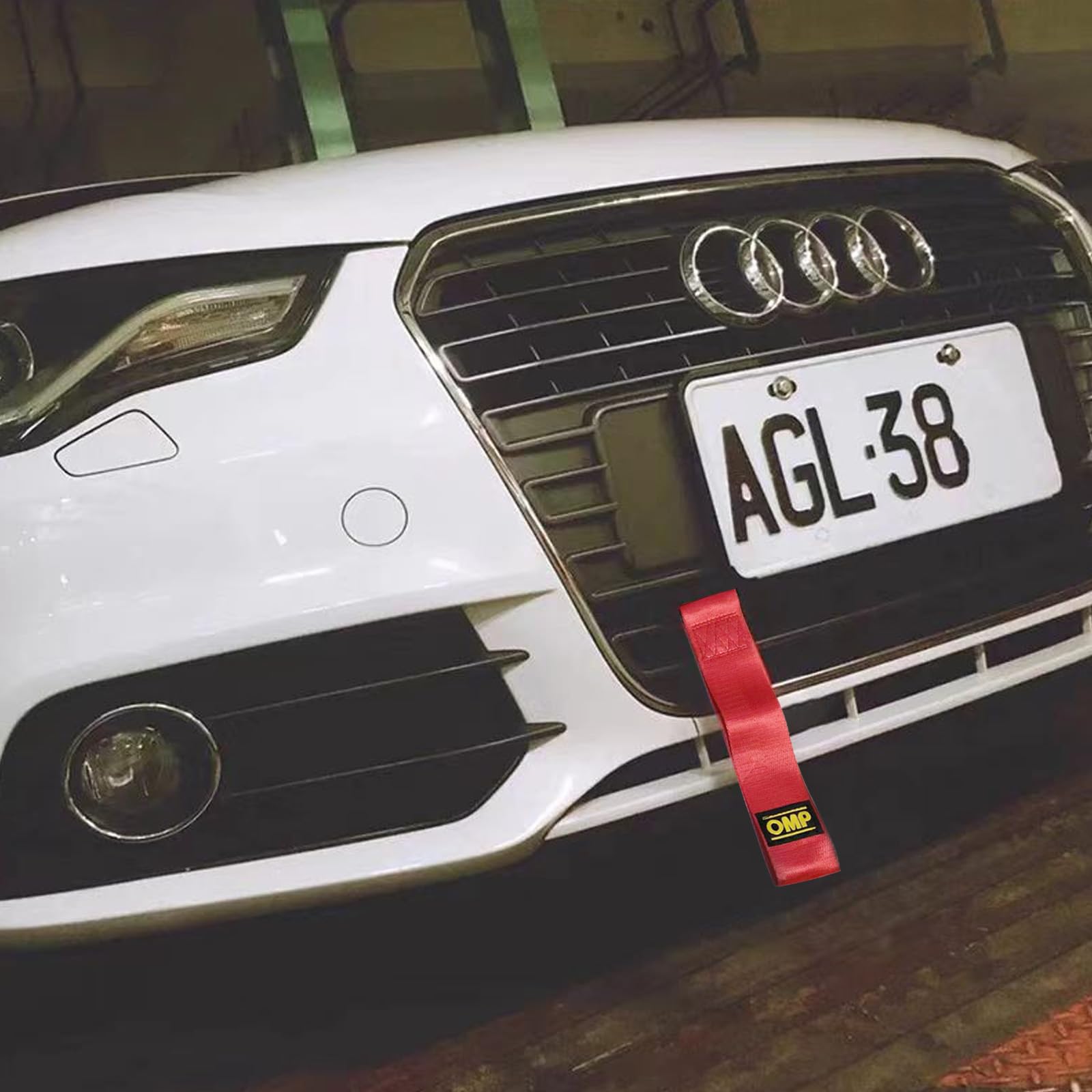 2 Cinghie Di Traino In Nylon - Portata 2 Tonnellate, Verde, Per Auto E Racing - Foto 6