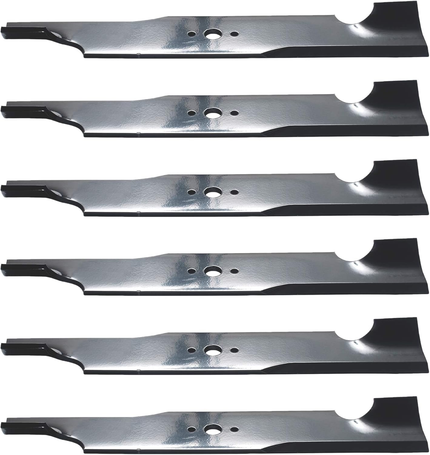 Oregon Mower Blade 6-Pack, Mulching Lawn Mower Replacement Blades, 16-1/4" (93-005-6), Black