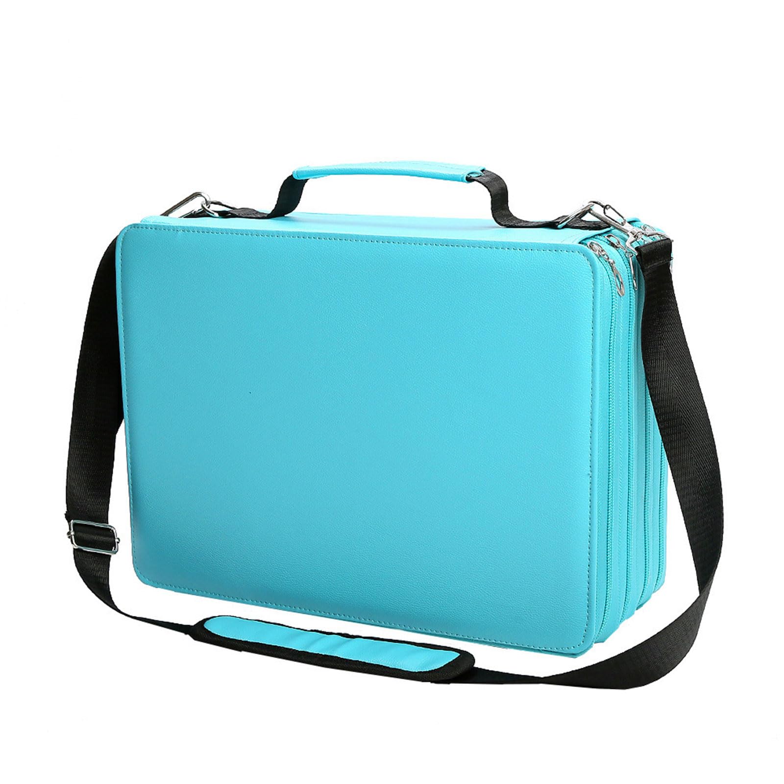 Marker Organizer Tasche für 224 Marker Marker Aufbewahrungstasche Kunst Stift Tragetasche mit Schulter und Griff Gurt Künstler Tragen, Lan Se